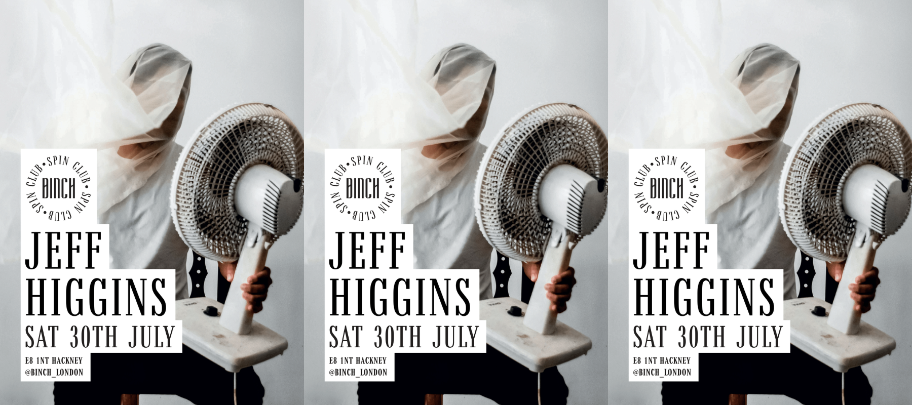 SPIN CLUB with JEFF HIGGINS 30/07