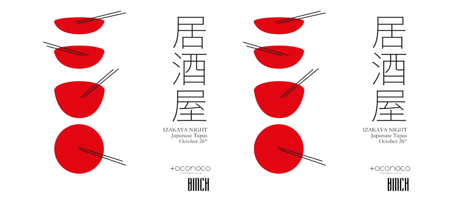Izakaya Night - Toconoco Pop-Up - October 26th