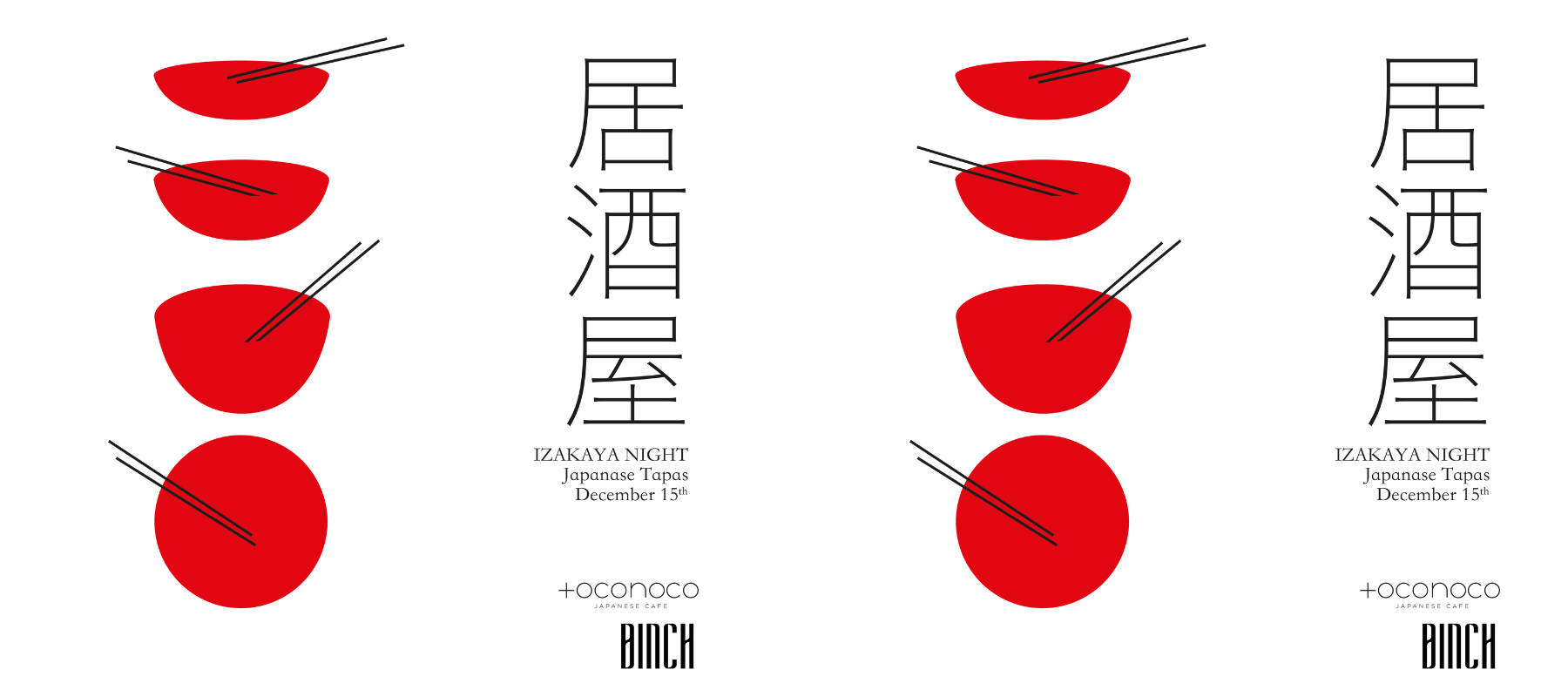 Izakaya Night with Toconoco - December 15th