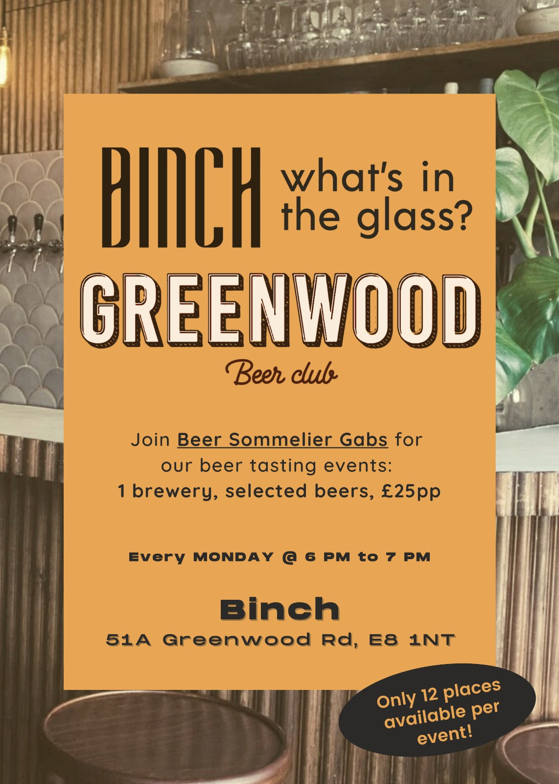 Introducing, THE GREENWOOD BEER CLUB
